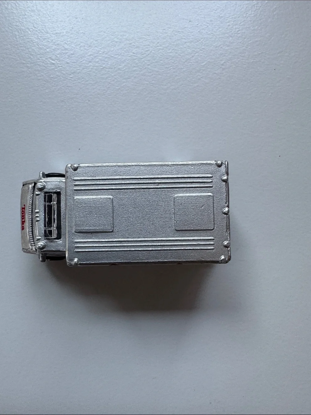 Tonka Silver and Red Tool Truck Toy